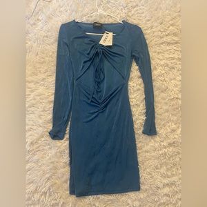 Cider Blue Cut Out Dress S
